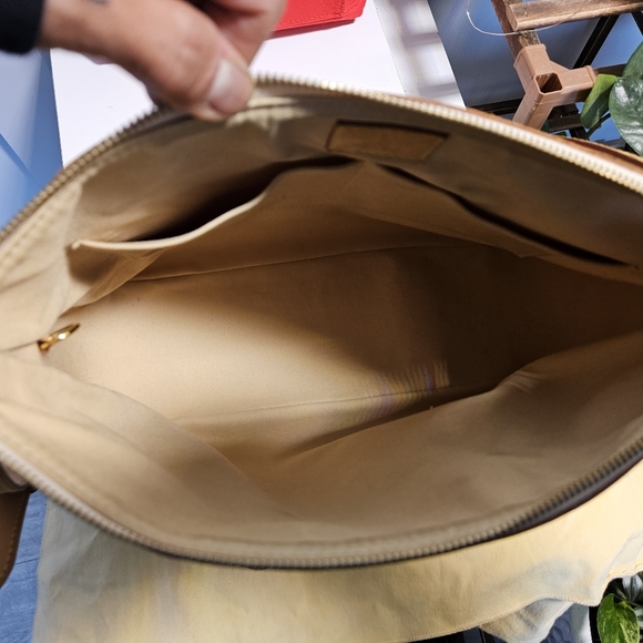 Azur Damier Canvas Siracusa MM - Picture 8 of 9